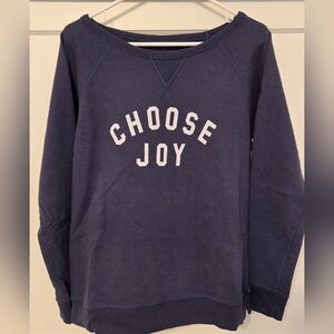 LG Blue 'Choose Joy' Women's Sweatshirt